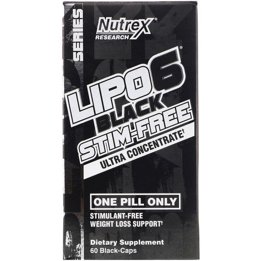 Lipo-6 Black Ultra Concentrate Stim-Free - 60 caps - Vitax.ro