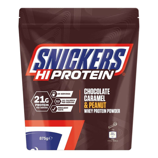 Snickers Hi Protein Whey, Chocolate Caramel & Peanut - 875g - Vitax.ro