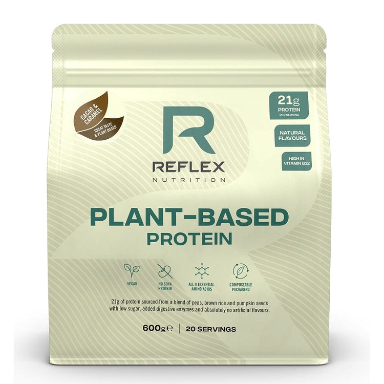 Plant Based Protein, Cacao & Carmel - 600g - Vitax.ro