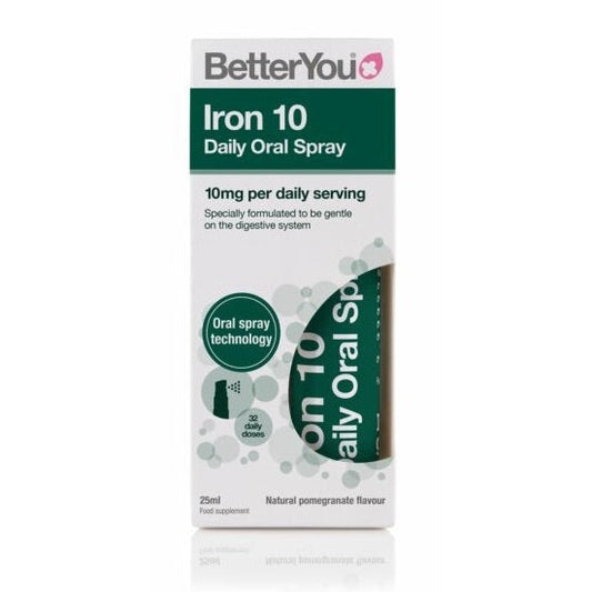 Iron 10 Daily Oral Spray (10mg), Pomegranate - 25 ml. - Vitax.ro