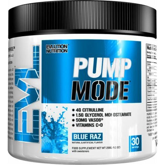 PumpMode Powder, Blue Raz (EAN 818901022348) - 258g - Vitax.ro