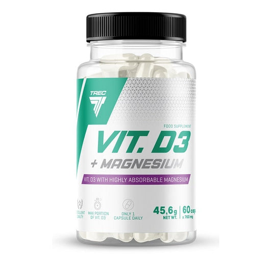 Vitamin D3 + Magnesium - 60 caps - Vitax.ro