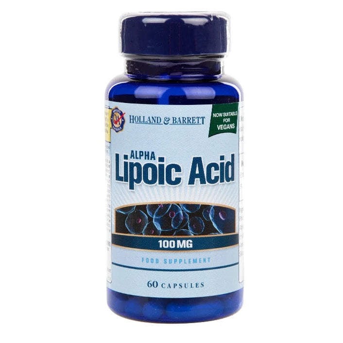 Alpha Lipoic Acid, 100mg - 60 caps - Vitax.ro