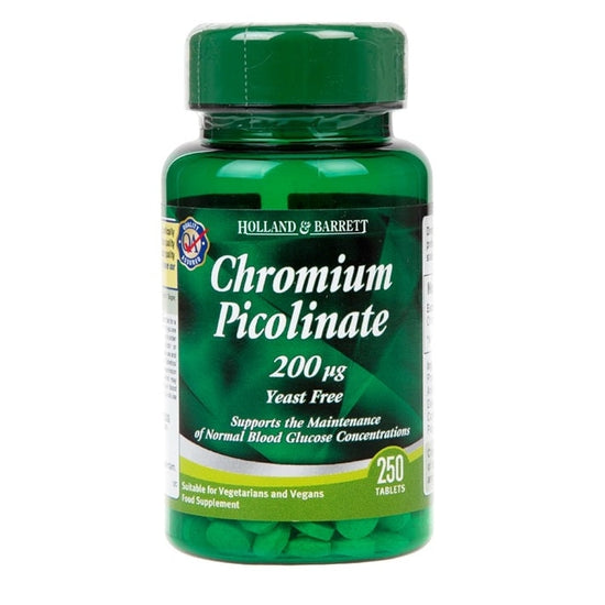 Chromium Picolinate, 200mcg - 250 tablets - Vitax.ro
