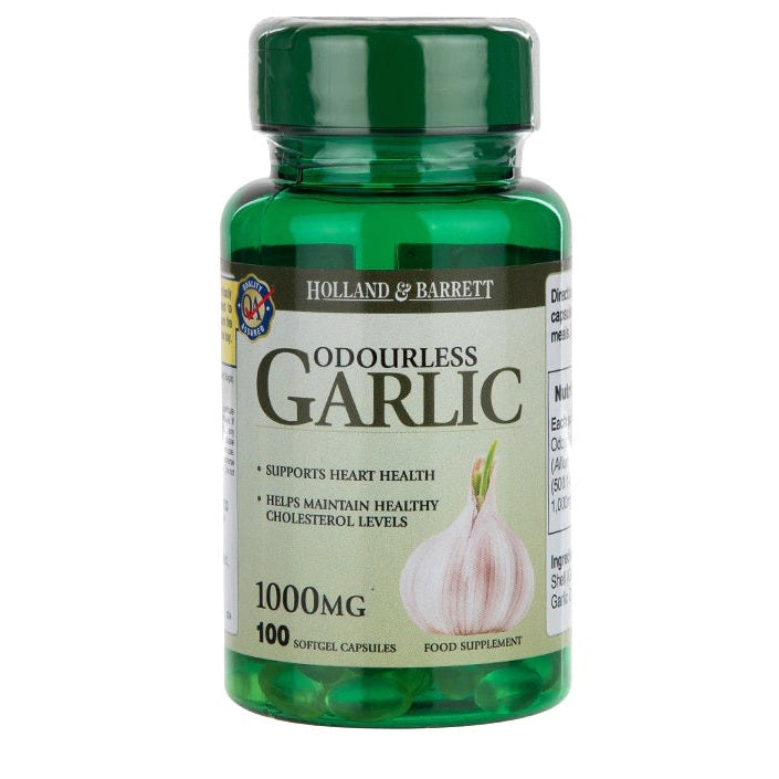 Odourless Garlic, 1000mg - 100 caps - Vitax.ro