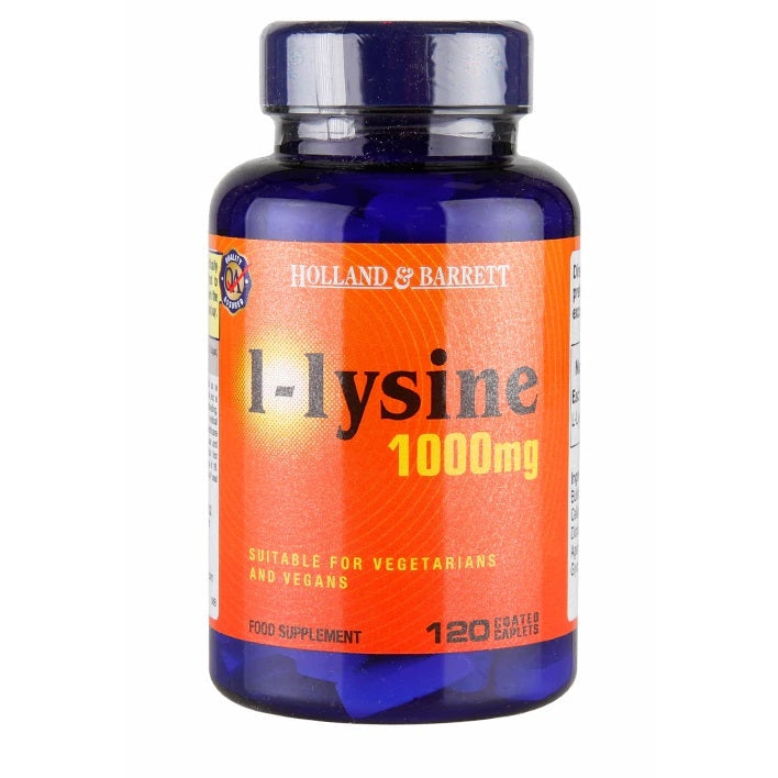 L-Lysine, 1000mg - 120 caplets - Vitax.ro