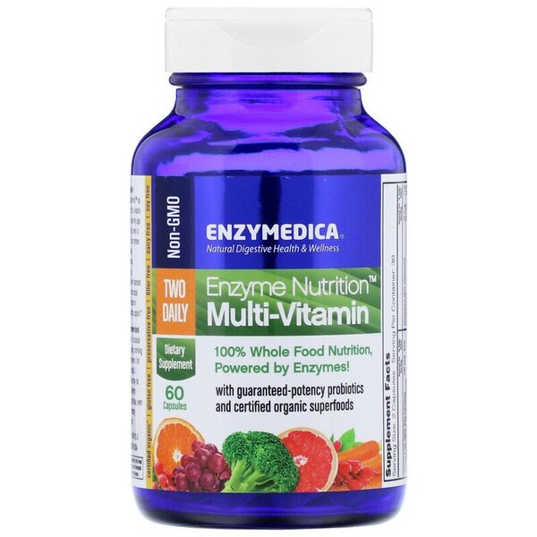 Enzyme Nutrition Multi-Vitamin - Two Daily - 60 caps - Vitax.ro