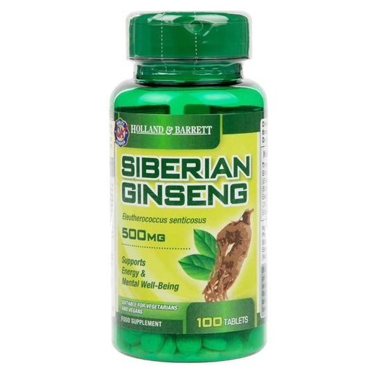 Siberian Ginseng, 500mg - 100 tablets - Vitax.ro