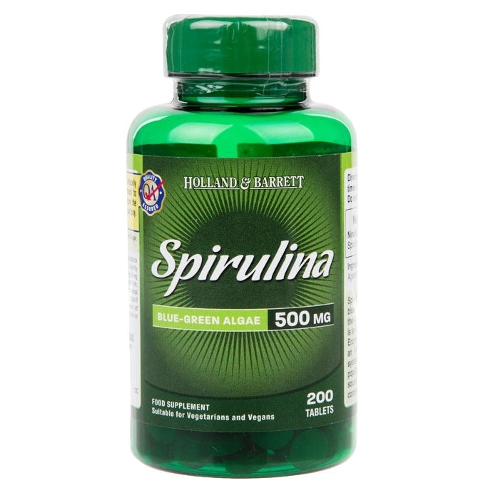 Spirulina, 500mg - 200 tablets - Vitax.ro