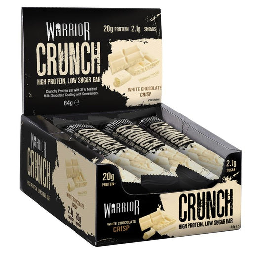 Crunch Bar, White Chocolate Crisp - 12 bars - Vitax.ro
