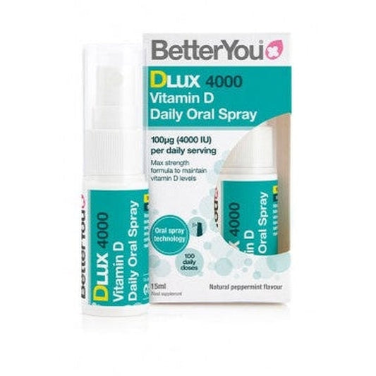 DLux 4000 Daily Vitamin D Oral Spray, Natural Peppermint - 15 ml. - Vitax.ro