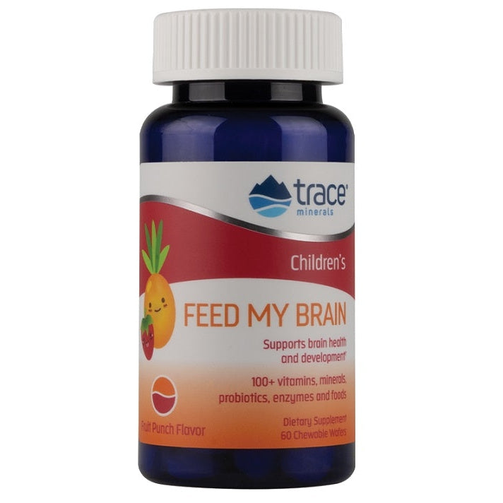 Children's Feed My Brain, Fruit Punch - 60 chewables - Vitax.ro