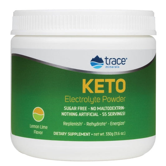 Keto Electrolyte Powder, Lemon Lime - 330g - Vitax.ro