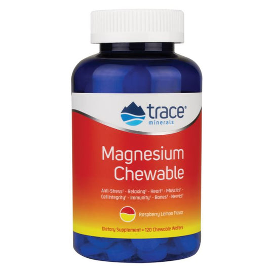 Magnesium Chewable, Raspberry Lemon - 30 chewable wafers - Vitax.ro