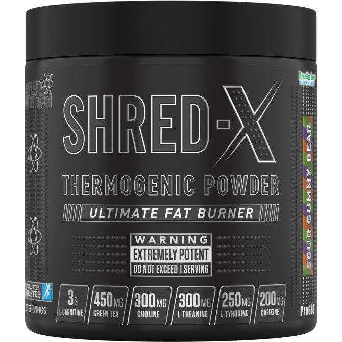 Shred-X Powder, Sour Gummy Bear - 300g - Vitax.ro