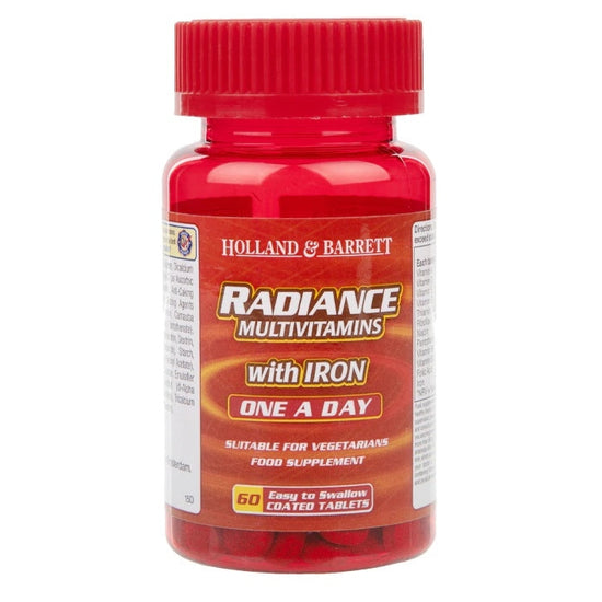Radiance Multi Vitamins & Iron One a Day - 60 tablets - Vitax.ro