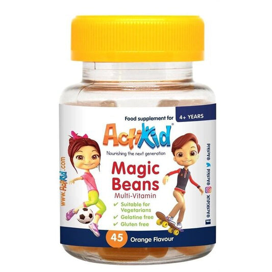 Magic Beans Multi-Vitamin, Orange - 45 gummies - Vitax.ro