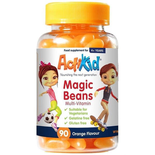 Magic Beans Multi-Vitamin, Orange - 90 gummies - Vitax.ro
