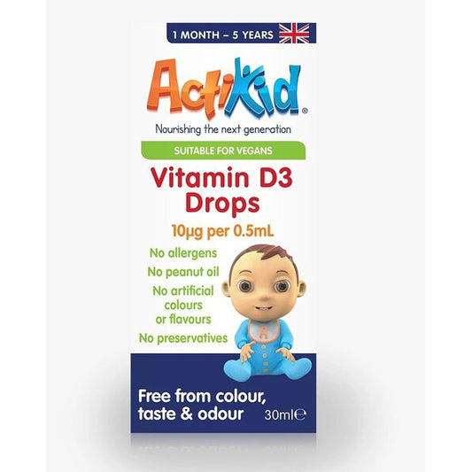 Vitamin D3 Drops, 10mcg - 30 ml - Vitax.ro