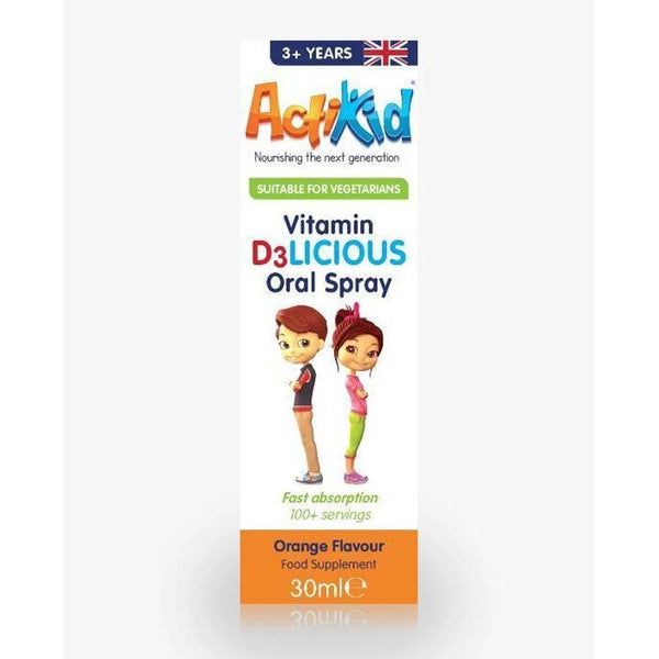Vitamin D3LICIOUS Oral Spray, Orange - 30 ml - Vitax.ro