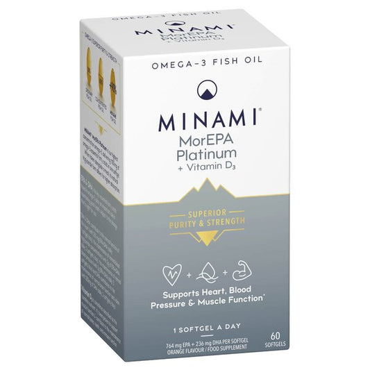 MorEPA Platinum + Vitamin D3 - 60 softgels - Vitax.ro