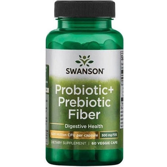 Probiotic+ Prebiotic Fiber - 60 vcaps - Vitax.ro