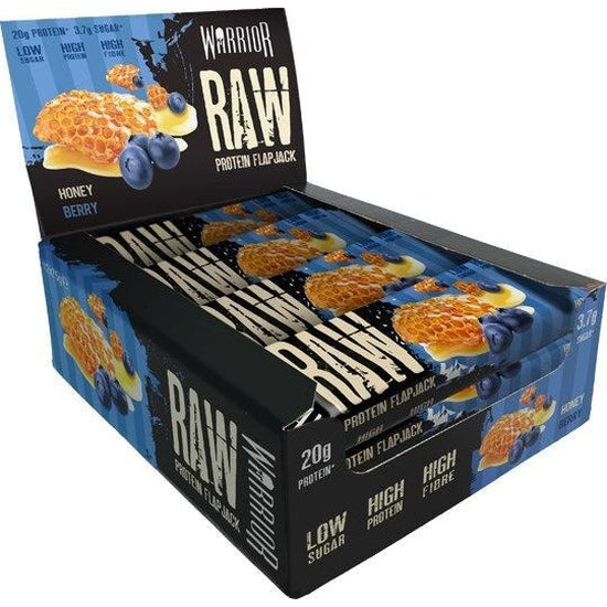 Raw Protein Flapjack, Honey Berry - 12 bars - Vitax.ro
