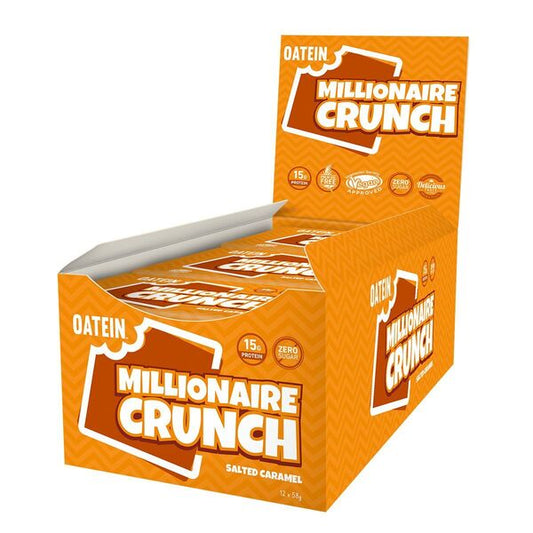 Millionaire Crunch, Salted Caramel - 12 x 58g - Vitax.ro
