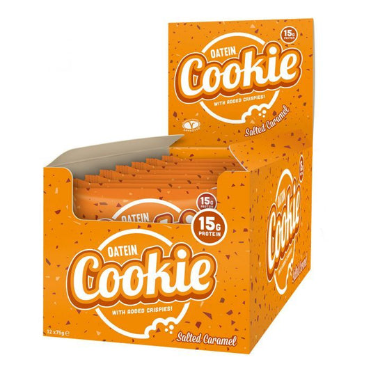 Oatein Cookie, Salted Caramel - 12 cookies - Vitax.ro