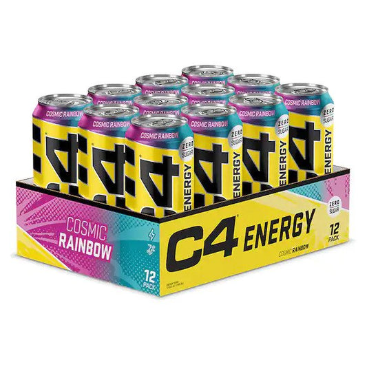 C4 Explosive Energy Drink, Cosmic Rainbow - 12 x 500 ml. - Vitax.ro