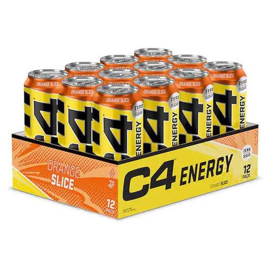 C4 Explosive Energy Drink, Orange Slice - 12 x 500 ml. - Vitax.ro