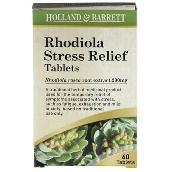 Rhodiola Stress Relief, 200mg - 60 tablets - Vitax.ro