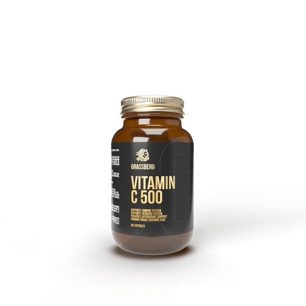 Vitamin C, 500mg - 60 caps - Vitax.ro