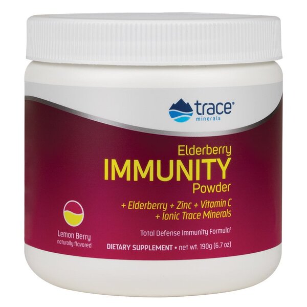 Elderberry Immunity Powder, Lemon Berry - 190g - Vitax.ro
