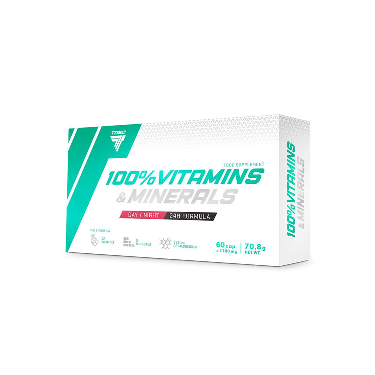 100% Vitamins & Minerals - 60 caps - Vitax.ro
