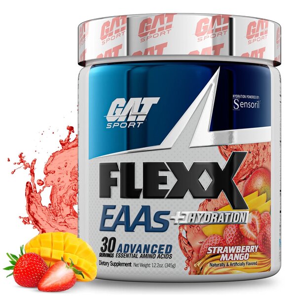 Flexx EAAs + Hydration, Strawberry Mango - 345g - Vitax.ro
