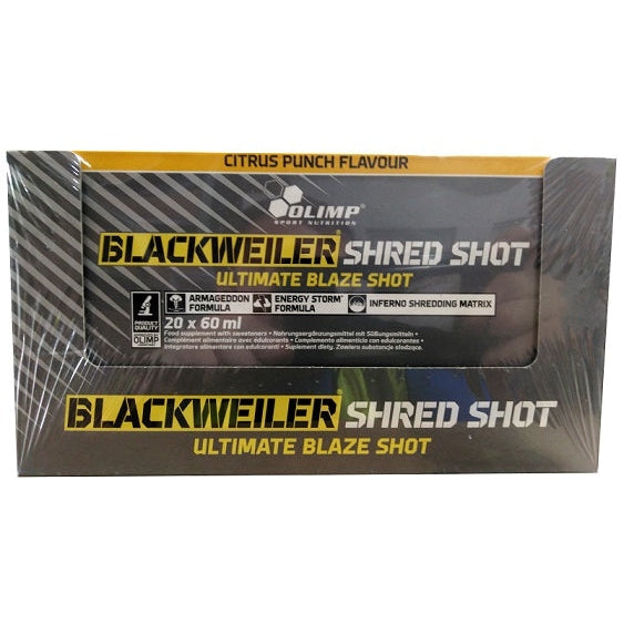 Blackweiler Shred Shot, Citrus Punch - 20 x 60 ml. - Vitax.ro