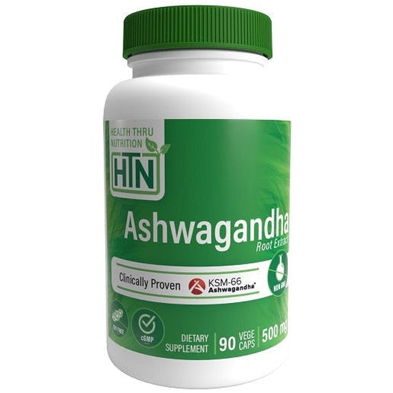 Ashwagandha (KSM-66), 500mg - 90 vcaps - Vitax.ro