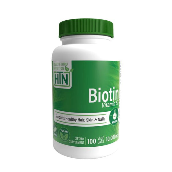 Biotin, 10000mcg - 100 vcaps - Vitax.ro