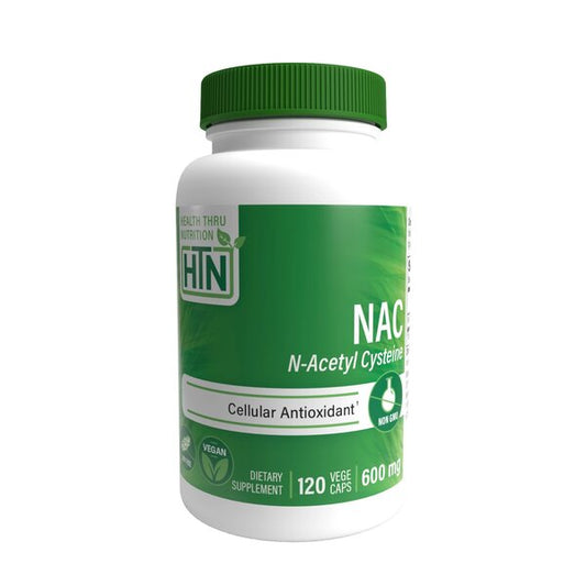 NAC N-Acetyl Cysteine, 600mg - 120 vcaps - Vitax.ro