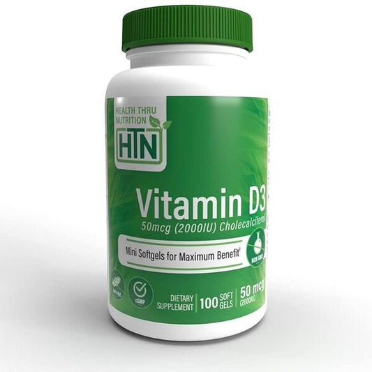 Vitamin D3, 2000IU - 100 softgels - Vitax.ro