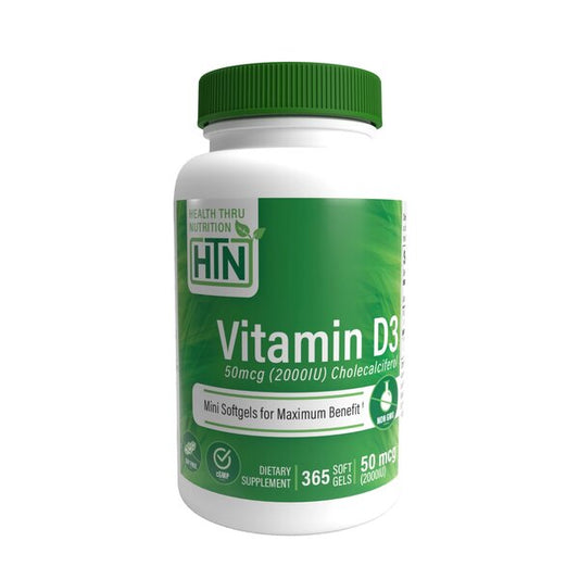 Vitamin D3, 2000IU - 365 softgels - Vitax.ro