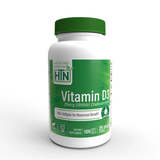 Vitamin D3, 1000IU - 100 softgels - Vitax.ro