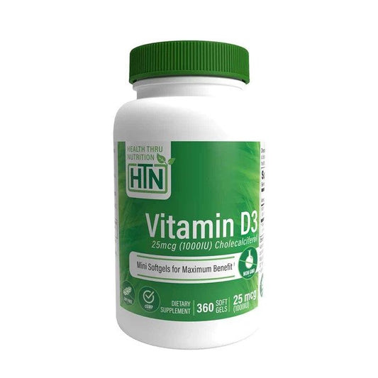 Vitamin D3, 1000IU - 360 softgels - Vitax.ro