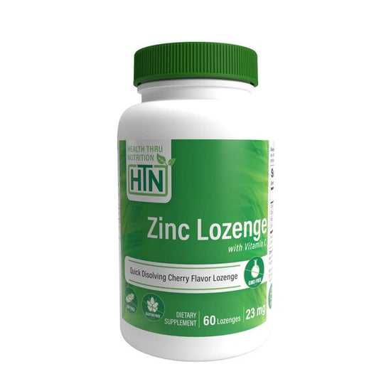 Zinc Lozenge with Vitamin C, Cherry - 60 lozenges - Vitax.ro
