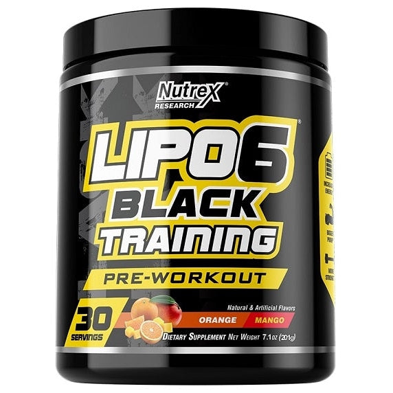 Lipo-6 Black Training, Orange Mango - 201g - Vitax.ro