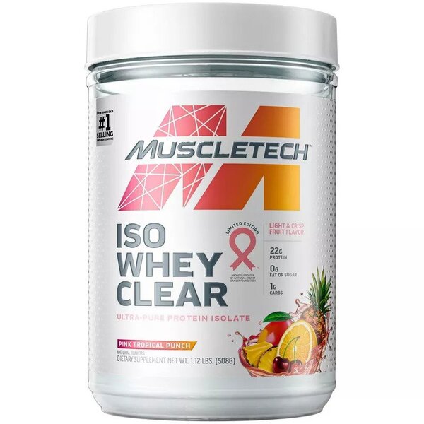 Iso Whey Clear, Pink Tropical Punch - 508g - Vitax.ro