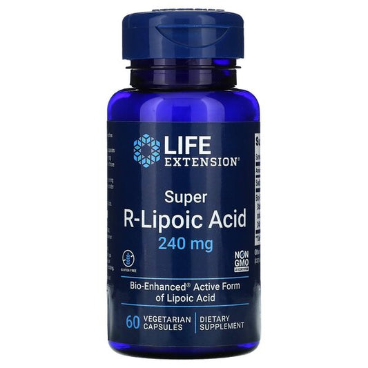 Super R-Lipoic Acid, 240mg - 60 vcaps - Vitax.ro