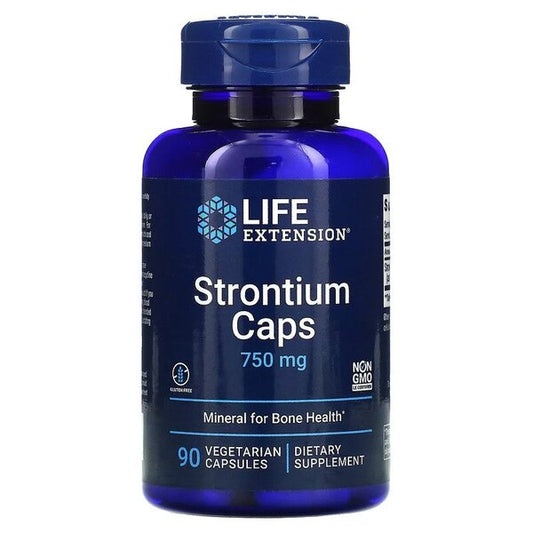 Strontium Caps, 750mg - 90 vcaps - Vitax.ro