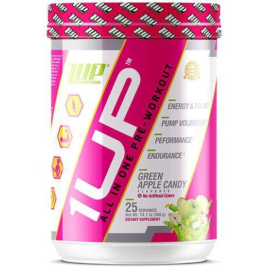 1Up For Woman, All In One Pre-Workout, Green Apple - 400g - Vitax.ro